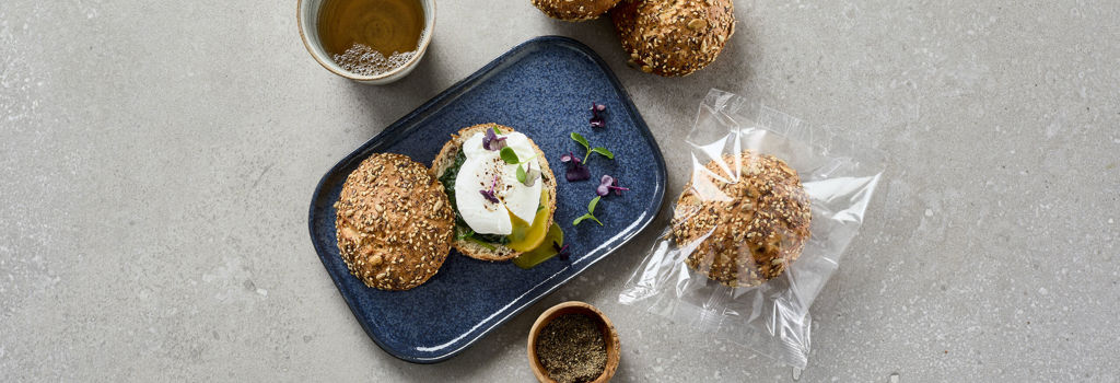 40650010 Glutenfri flerkornsrundstykke